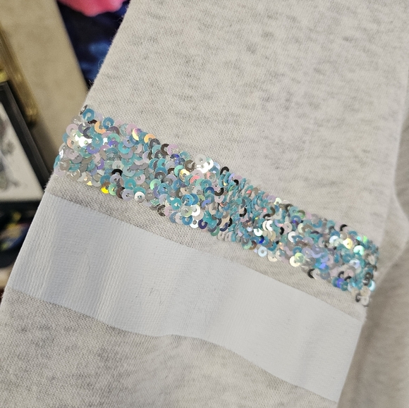 Victoria's Secret M Bedazzled Zip Up Jacket with wing zipper and embellished arm - Picture 4 of 9